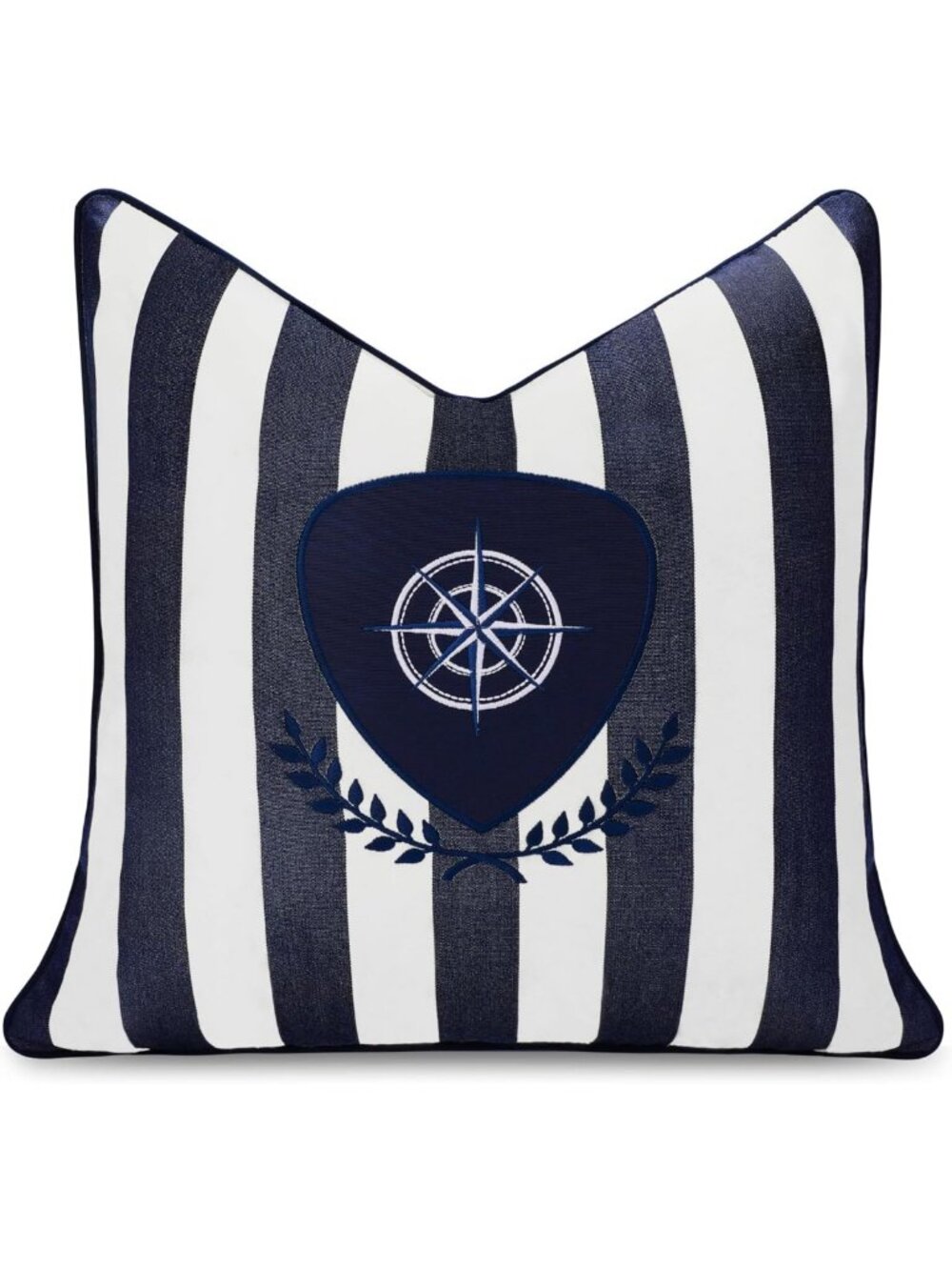 Coastal 18"x18" Water-Repellent Throw Pillow Cover - UV & Fade Resistant